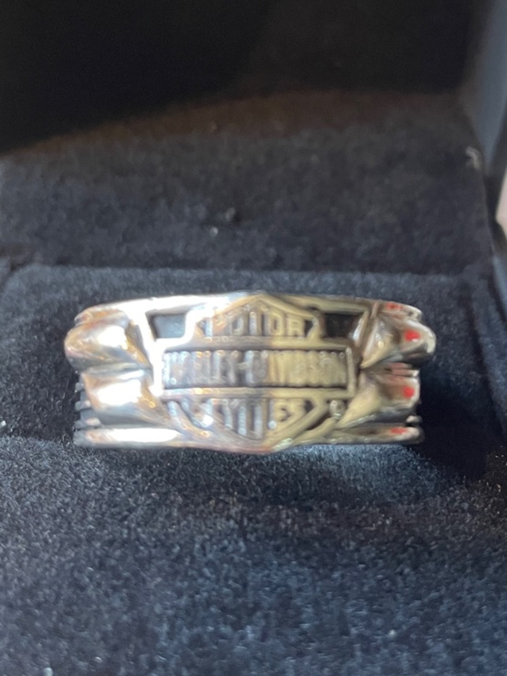 Harley-Davidson Silver Shield Logo Ring - Silver